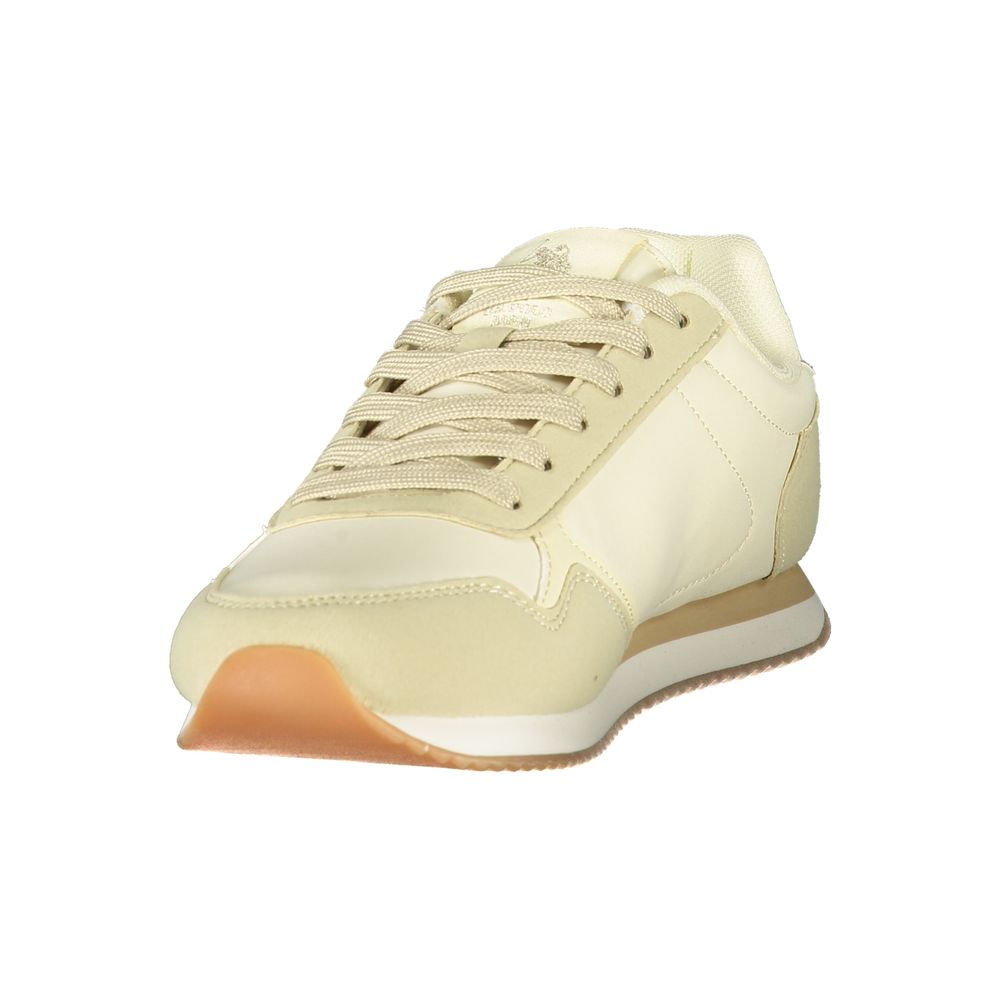 U.S. POLO ASSN. Beige sneakers til dame i polyuretan