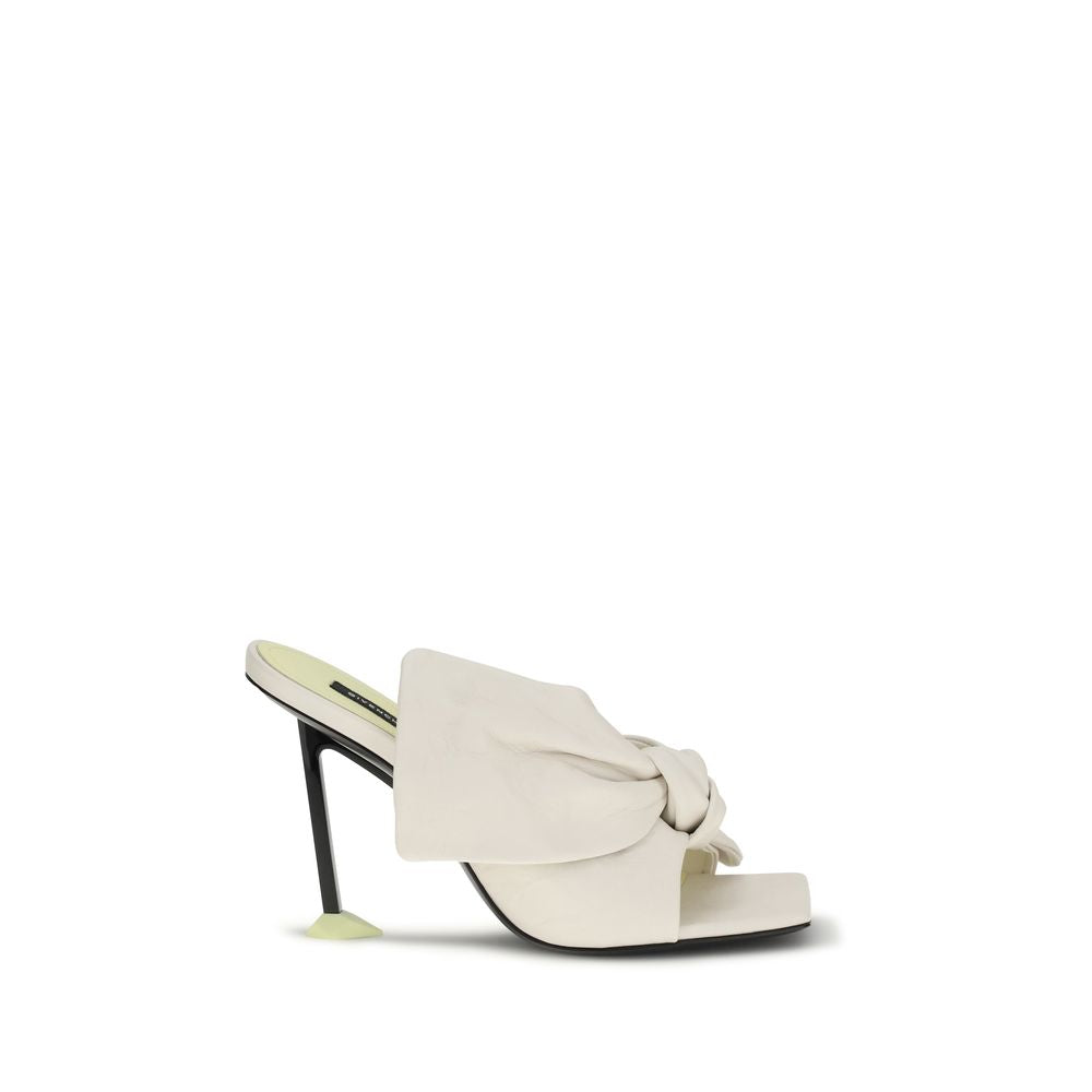 Givenchy Hvite Lam Ovis Aries Aries Mules