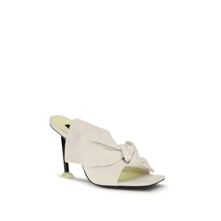 Givenchy Hvite Lam Ovis Aries Aries Mules