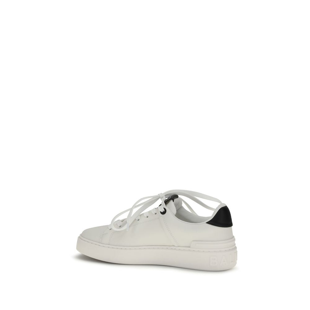 Balmain sorte sneakers i kalveskinn av typen Bos Taurus
