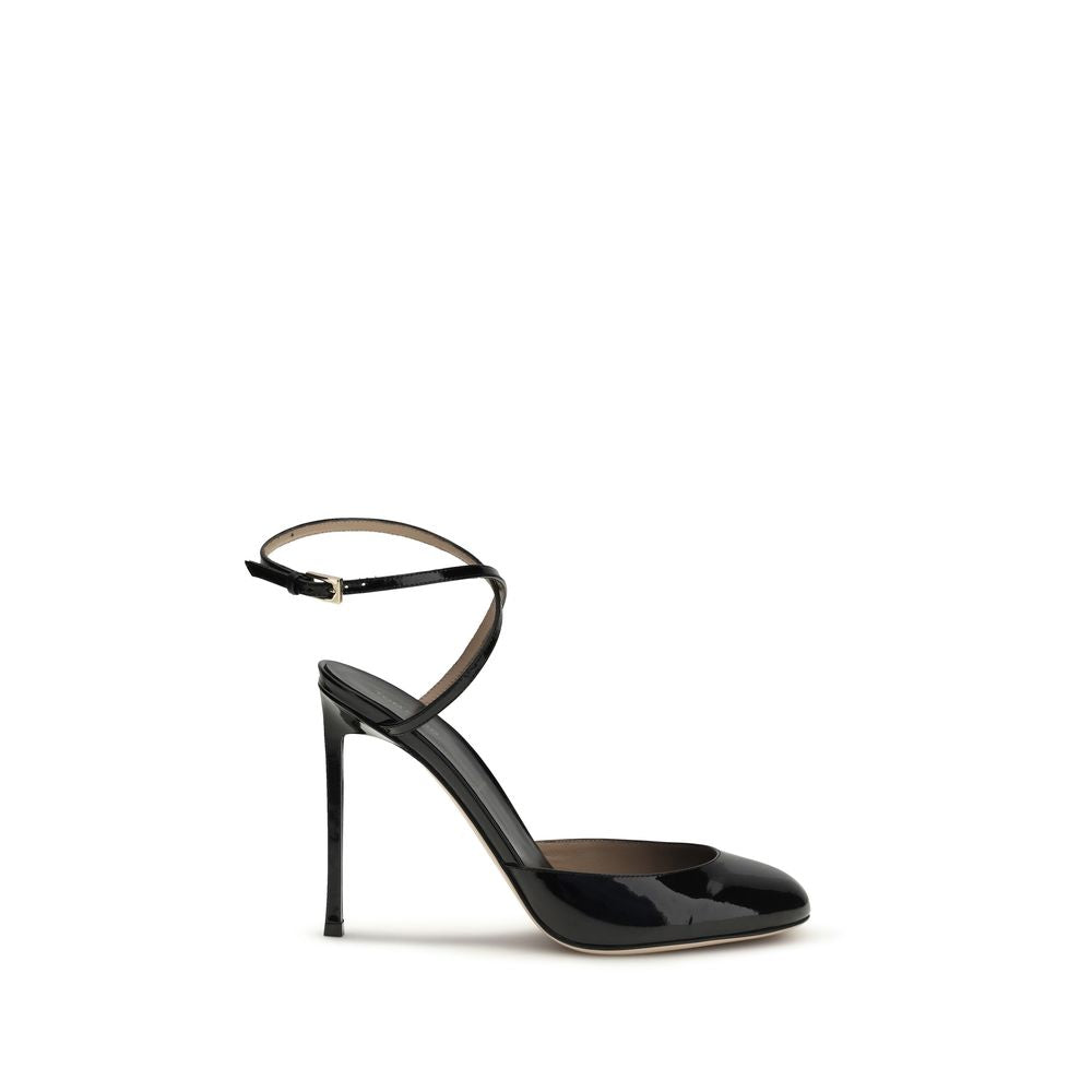Tom Ford pumps i svart kalveskinn med høy hæl