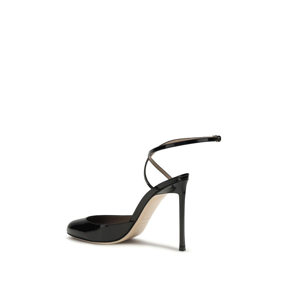 Tom Ford pumps i svart kalveskinn med høy hæl