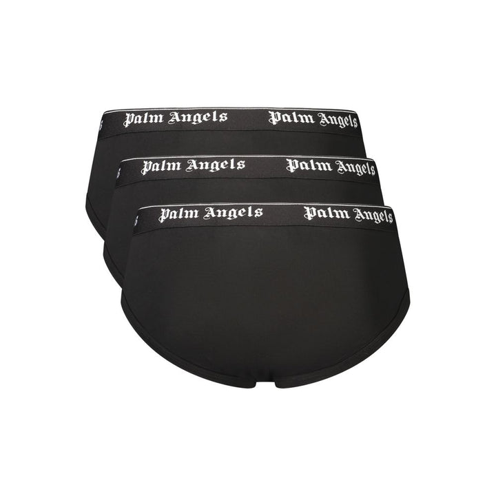 Palm Angels svart bomullsunderbukse for menn
