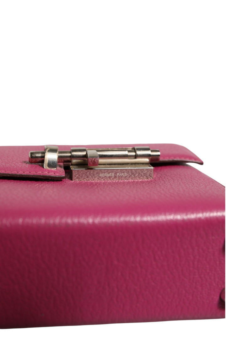 Hermès Mini Verrou Chaine-veske i Chevre Mysore Magnolia