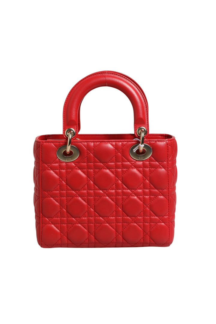 Christian Dior Lady Dior Cannage skinnveske