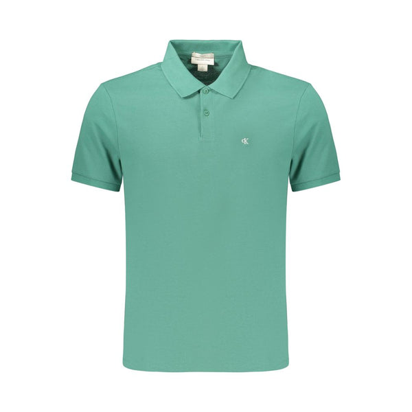 Calvin Klein Verde Cotton Mens Polo