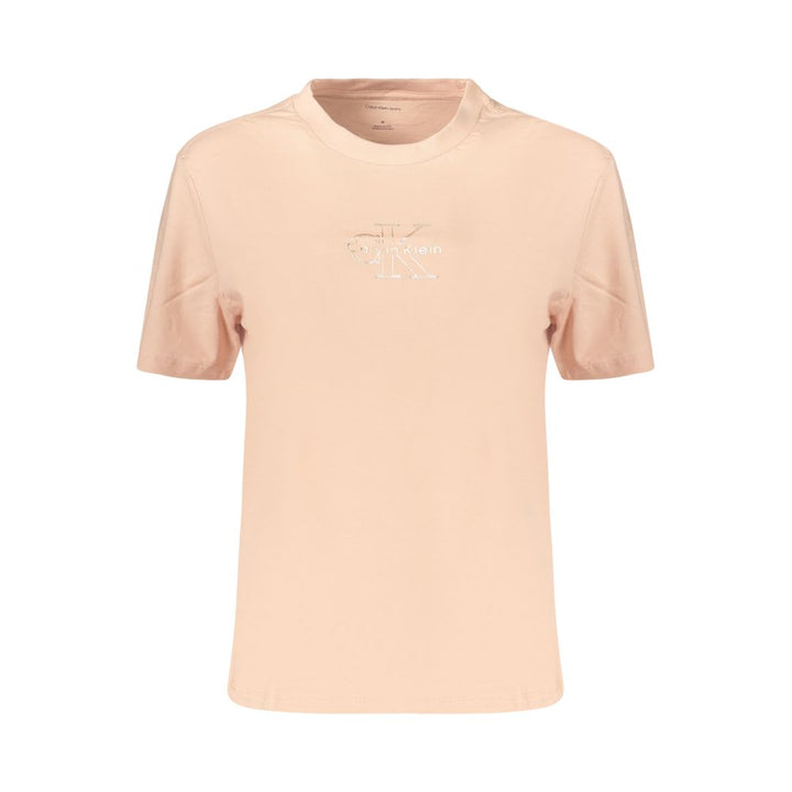 Calvin Klein rosa bomulls-T-skjorte til dame