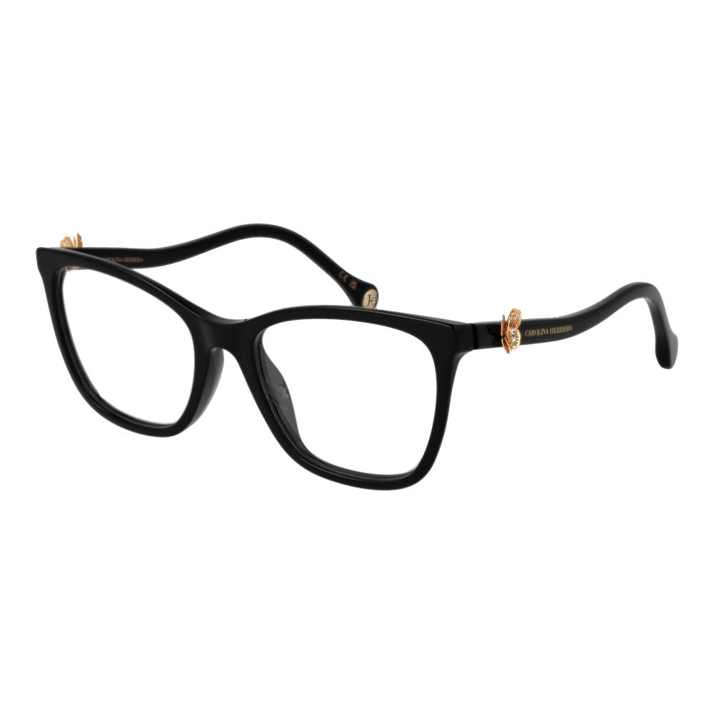 Gafas Carolina Herrera de acetato negro (monturas)