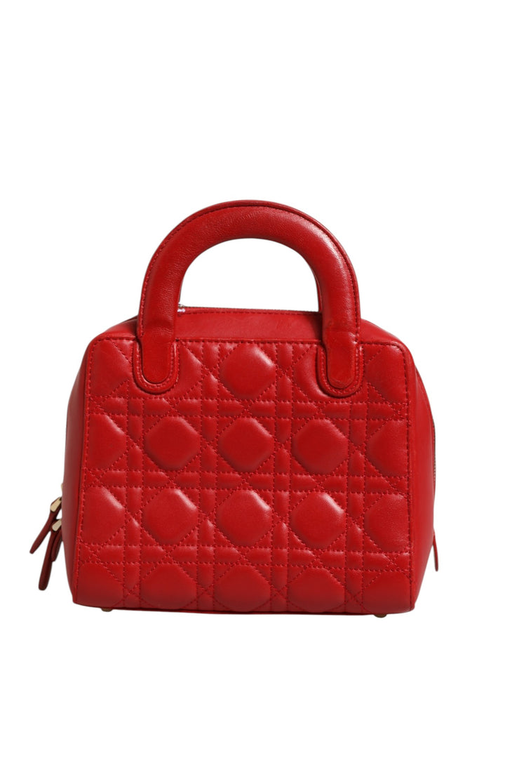 Christian Dior Small Dior Toujours-veske i svart Macrocannage kalveskinn