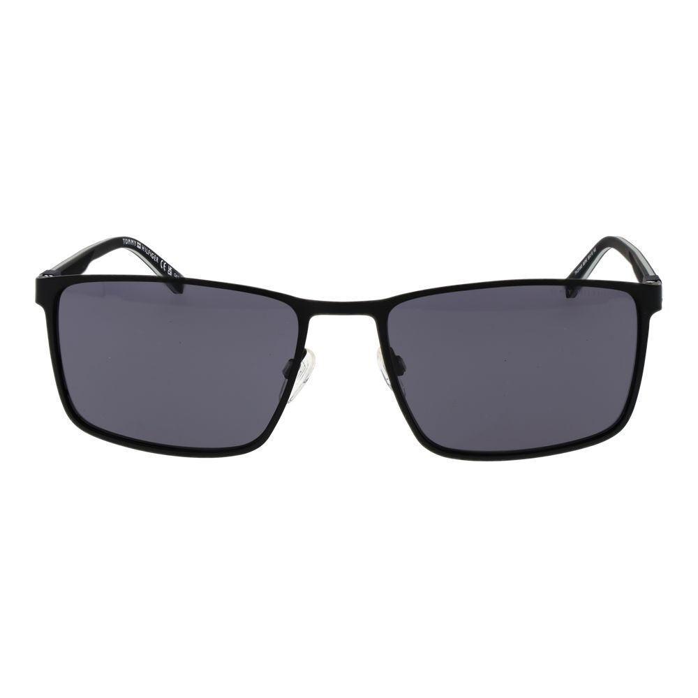 Gafas de sol de metal negras Tommy Hilfiger