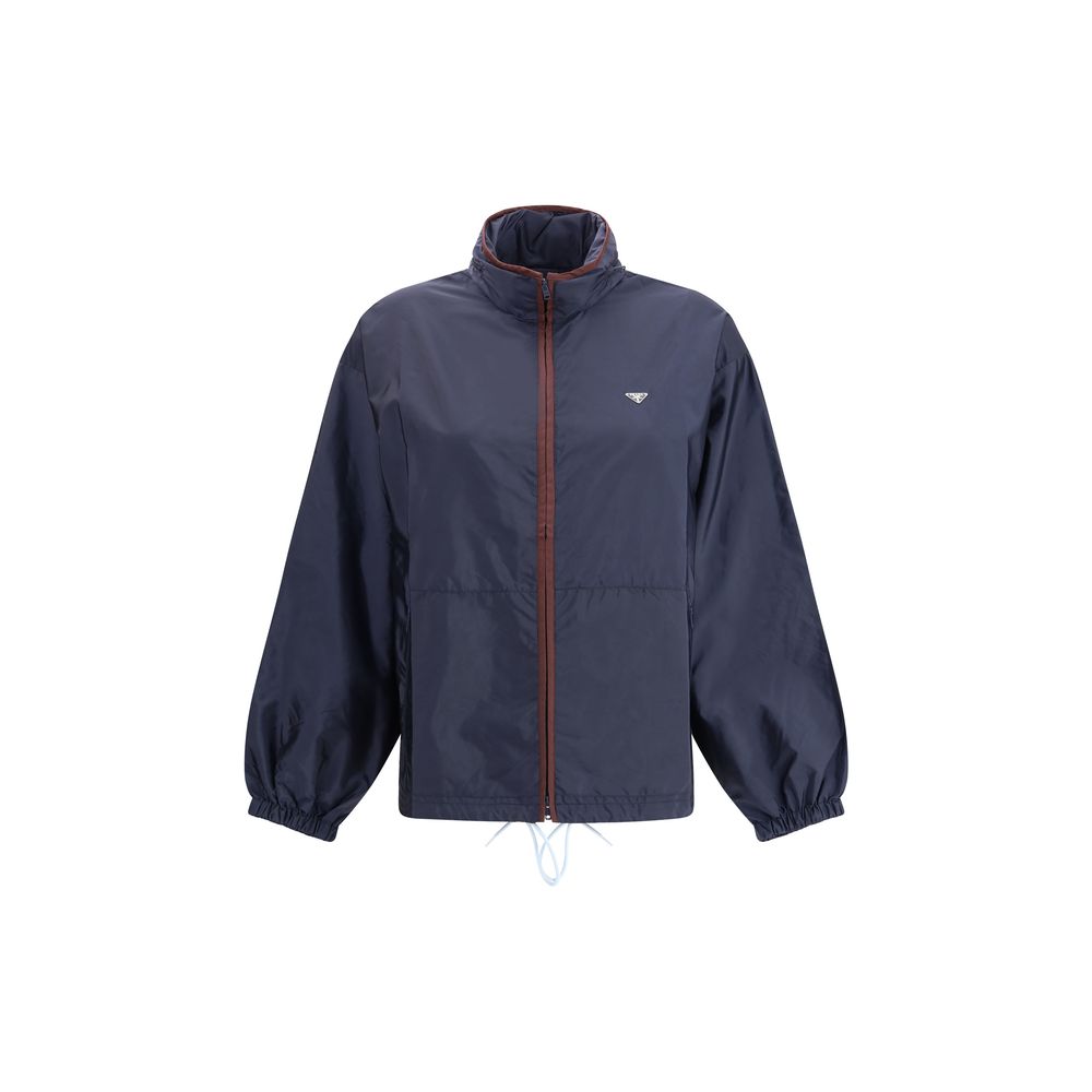 Chaqueta de Prada de nailon azul