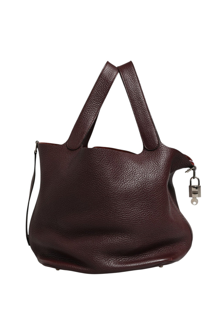 Hermès Picotin Taurillon Clemence Chocolate Håndveske