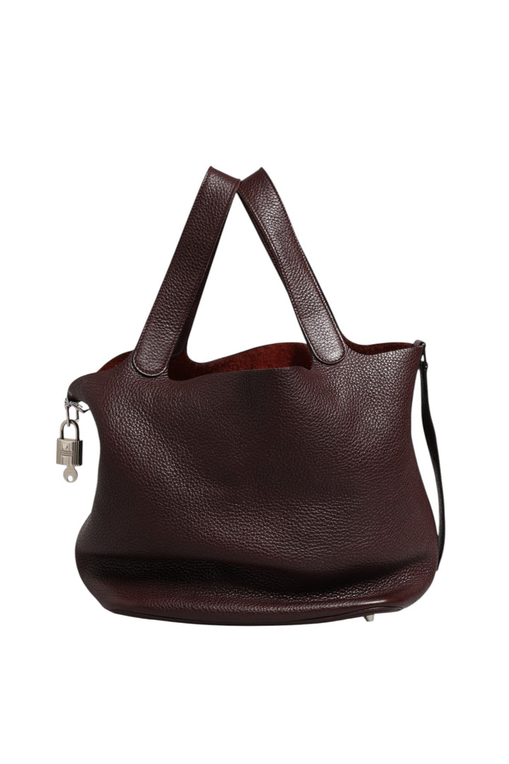 Hermès Picotin Taurillon Clemence Chocolate Håndveske