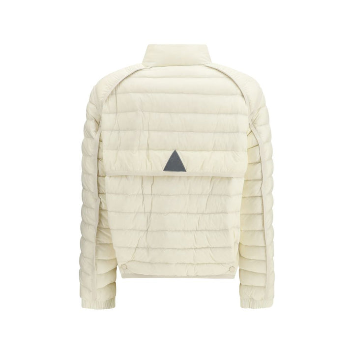 Moncler Grenoble Hvit Polyamidkåpe