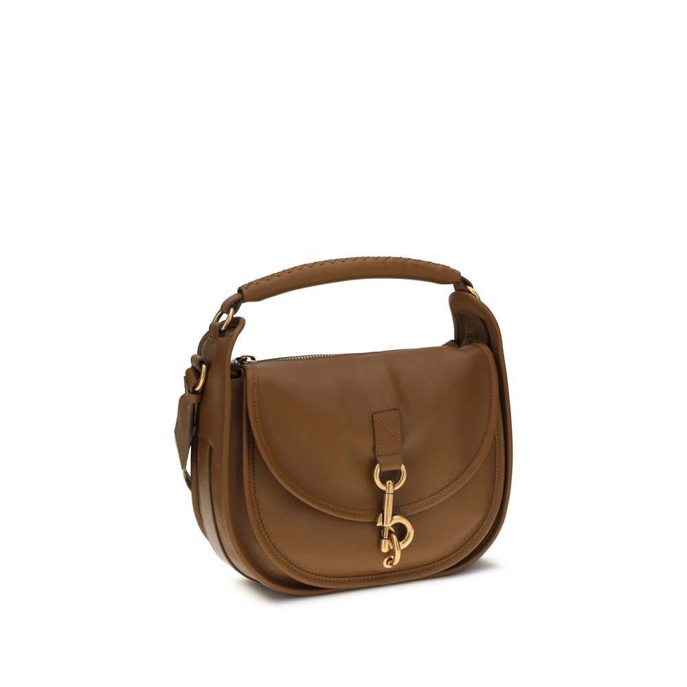 Burberry Brun Kalveskinn Bos Taurus Skulderveske