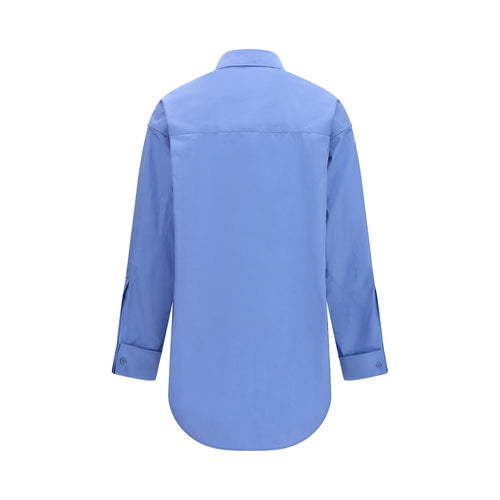 Balenciaga Blue Cotton Shirt