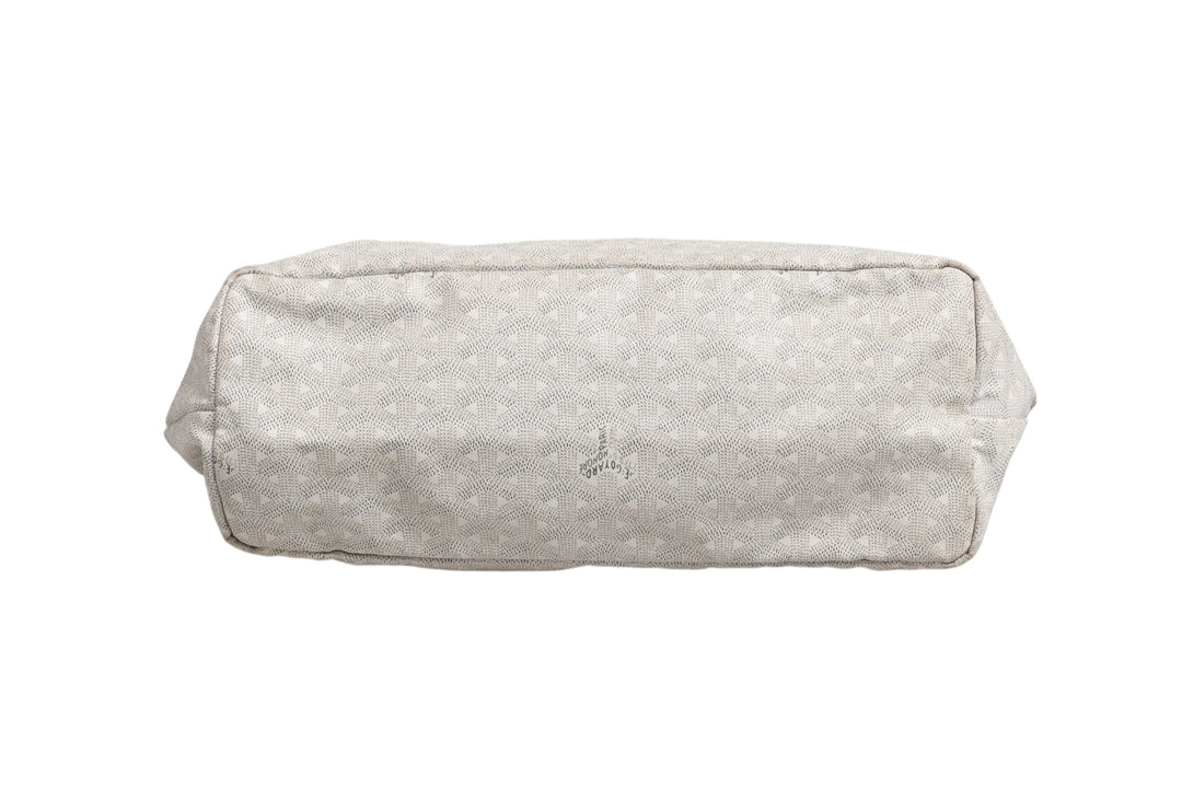 Saint Louis PM Tote Bag i Goyardine Canvas Hvit