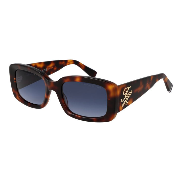 Tommy Hilfiger solbriller i brunt acetat