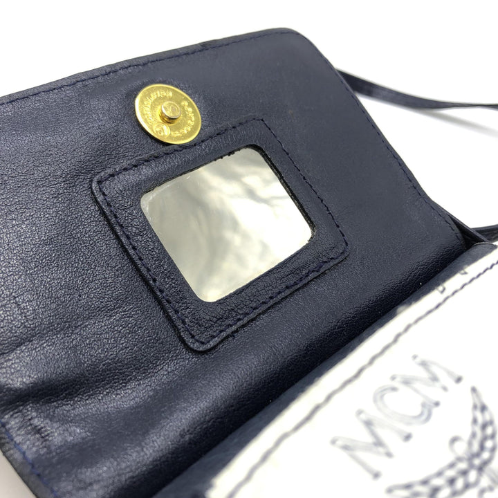 MCM Mini Crossbody Veske Hvit Visetos
