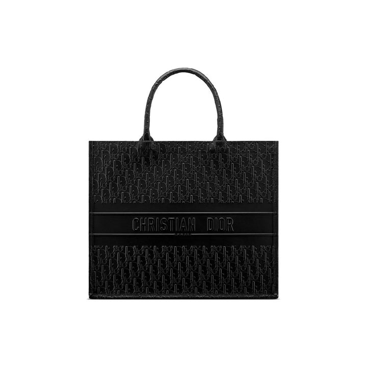 Dior toteveske i sort kalveskinn