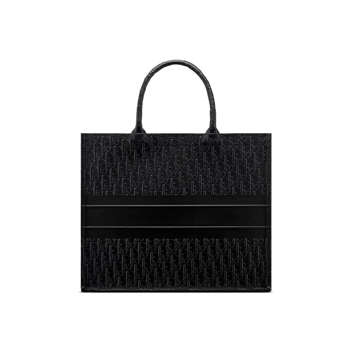 Dior toteveske i sort kalveskinn