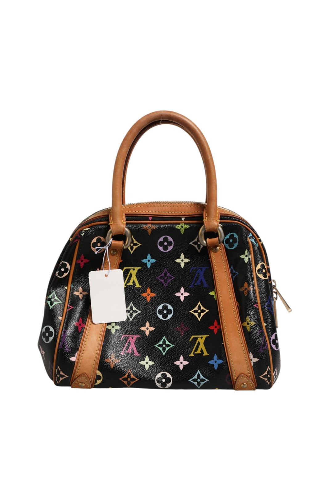 Louis Vuitton Black Monogram Multicolor Canvas Priscilla Håndveske