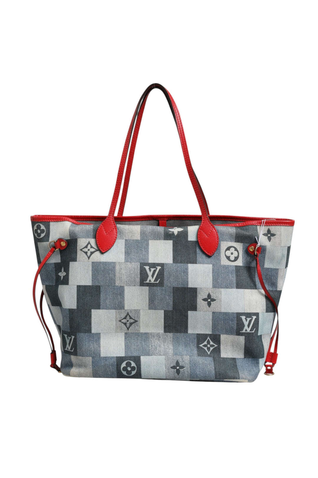 Louis Vuitton Neverfull Patchwork Monogram Denim Toteveske