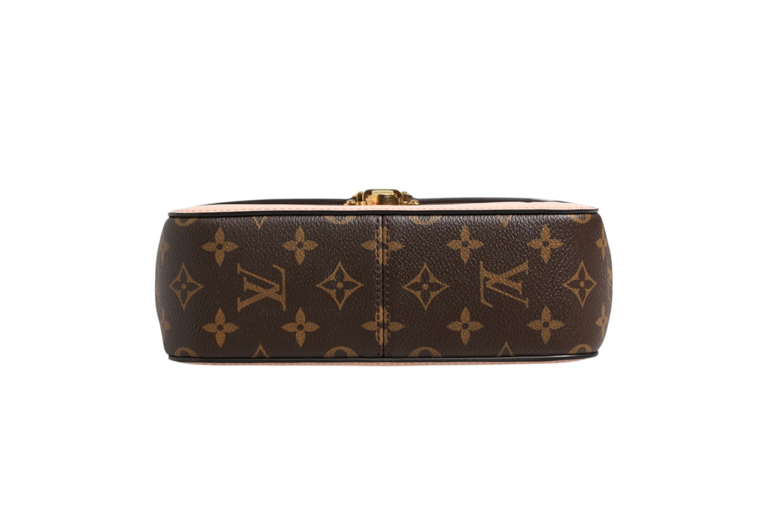 Louis Vuitton Pink Vernis and Monogram Canvas Cherrywood BB skulderveske