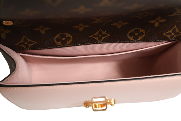 Louis Vuitton Pink Vernis and Monogram Canvas Cherrywood BB skulderveske