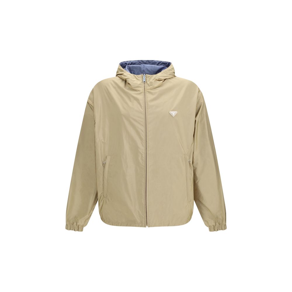 Chaqueta Prada de Poliamida Reciclada Beige