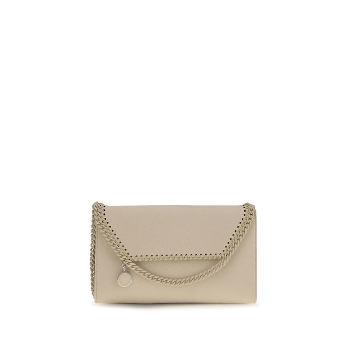 Stella McCartney Skulderveske i Beige Polyester