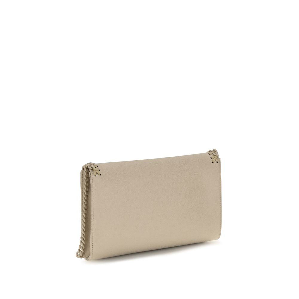 Stella McCartney Skulderveske i Beige Polyester