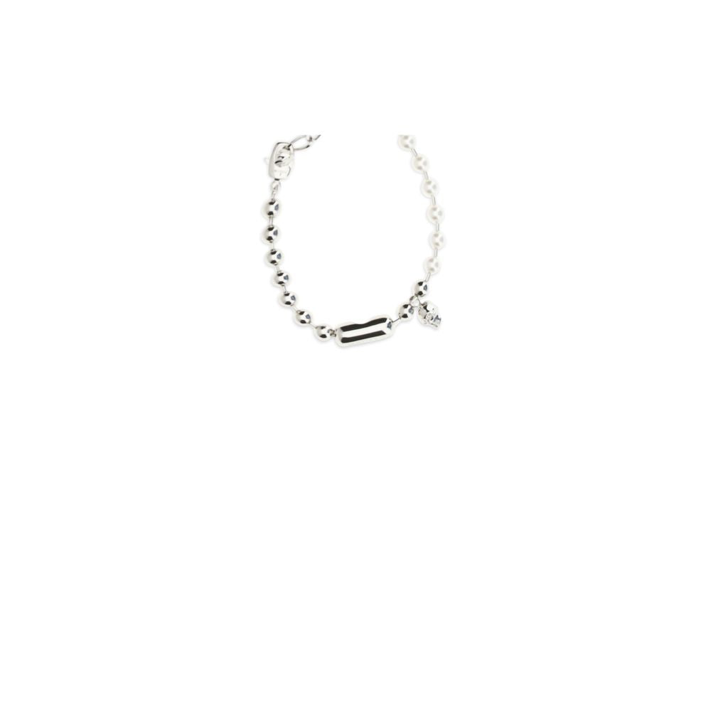 Alexander McQueen armbånd i hvitt messing
