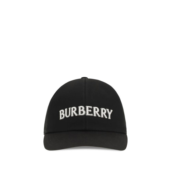 Burberry Black Cotton Cap (Baseballcaps)