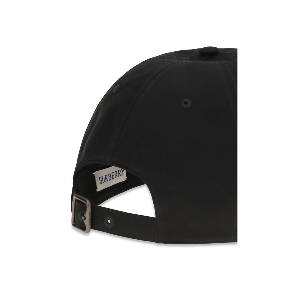 Burberry Black Cotton Cap (Baseballcaps)