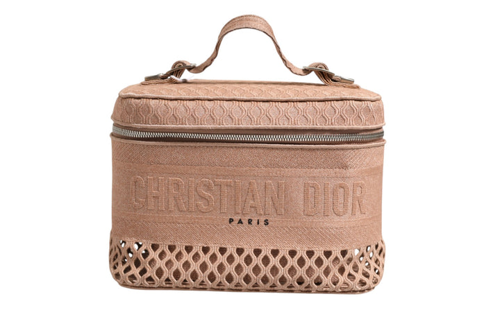 Christian Dior Mesh Embroidered Dior reise-sminkekoffert