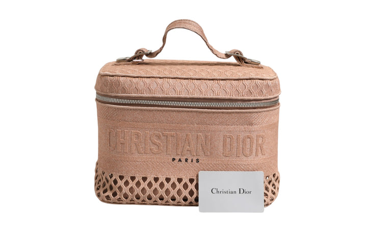 Christian Dior Mesh Embroidered Dior reise-sminkekoffert