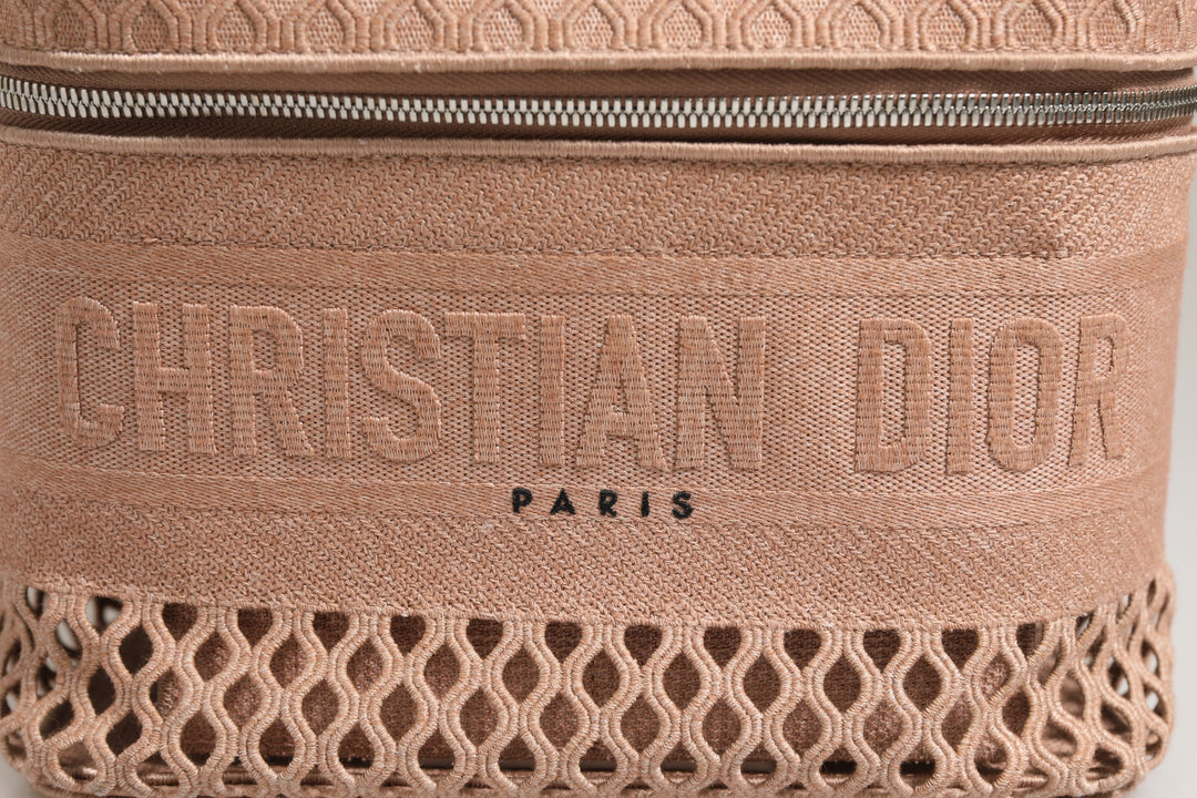 Christian Dior Mesh Embroidered Dior reise-sminkekoffert