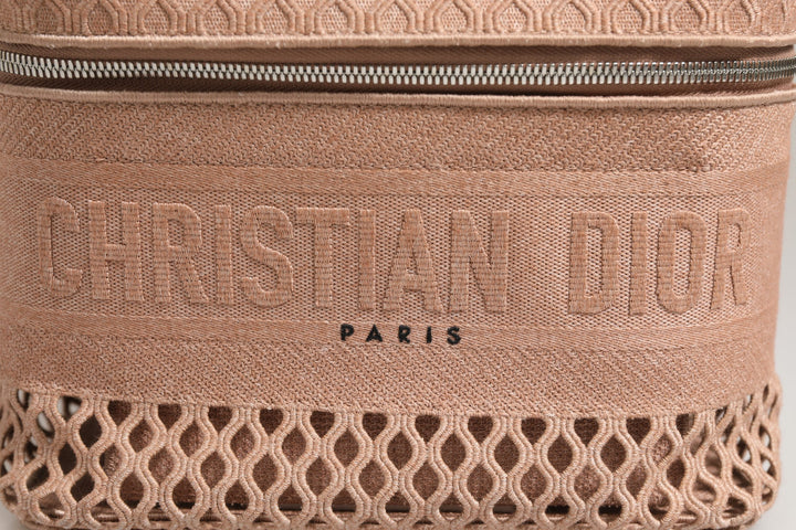 Christian Dior Mesh Embroidered Dior reise-sminkekoffert