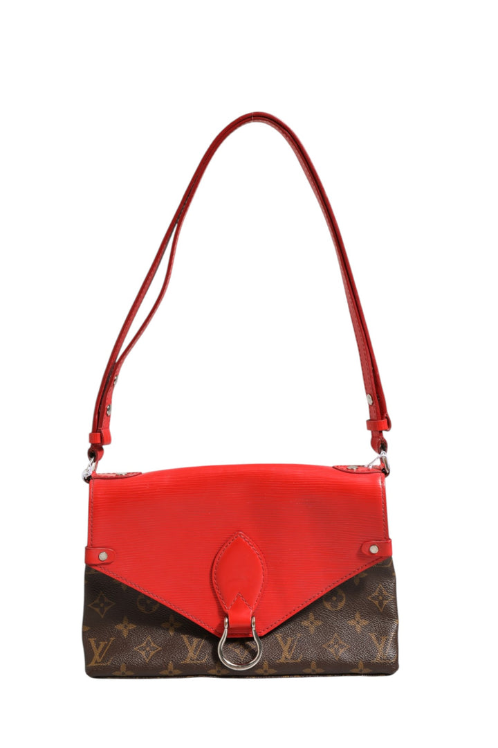 Louis Vuitton Saint Michel Monogram Epi Skulderveske Coquelicot