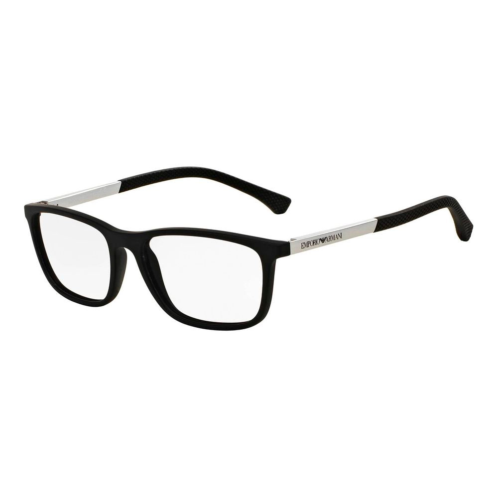 Gafas (montura) inyectadas negras Emporio Armani