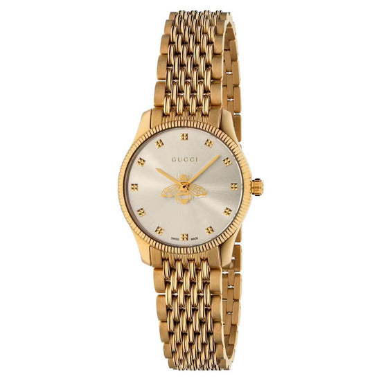 Gucci Gold Stainless Steel Dress Watch