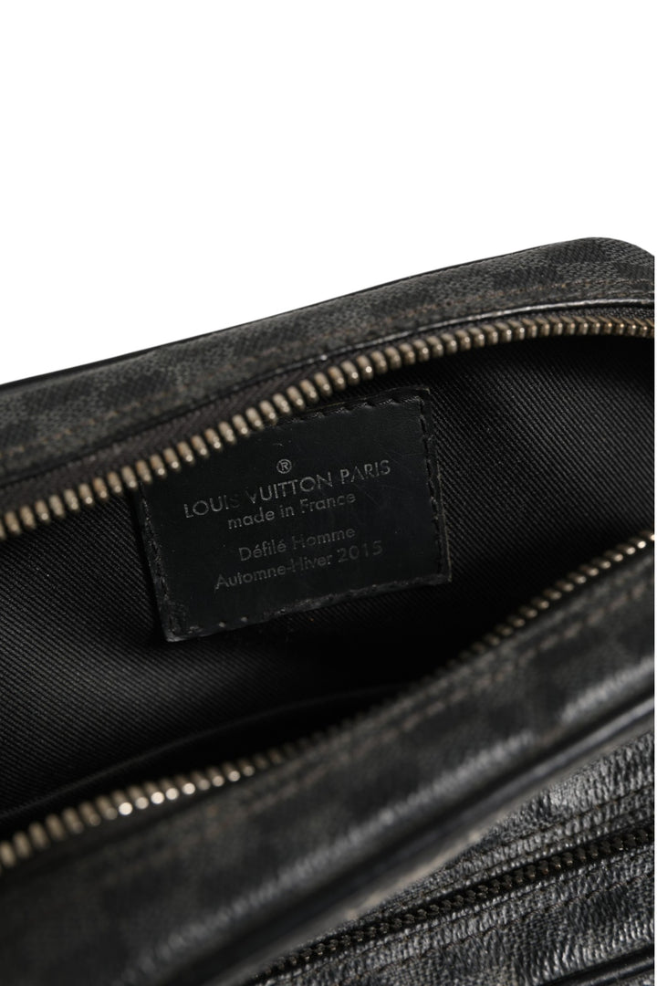 Louis Vuitton Black Damier Graphite Canvas Amazon Christopher Nemeth Skulderveske
