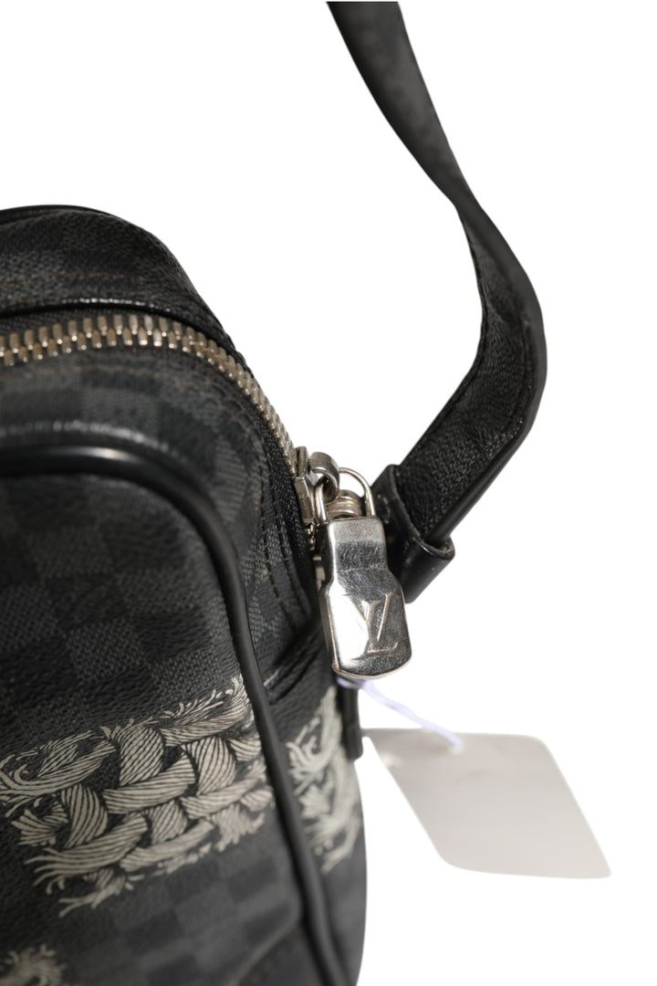 Louis Vuitton Black Damier Graphite Canvas Amazon Christopher Nemeth Skulderveske