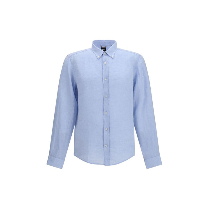 Hugo Boss Black Blue Lin Skjorte