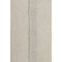 Hugo Boss Black Beige Linen Dress Shirt