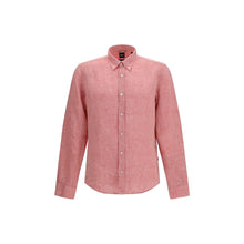 Hugo Boss Black Multicolor Linen Shirt