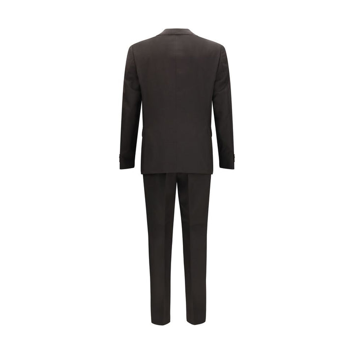 Hugo Boss Black Gray Wool Oves Aries Todelt Dress