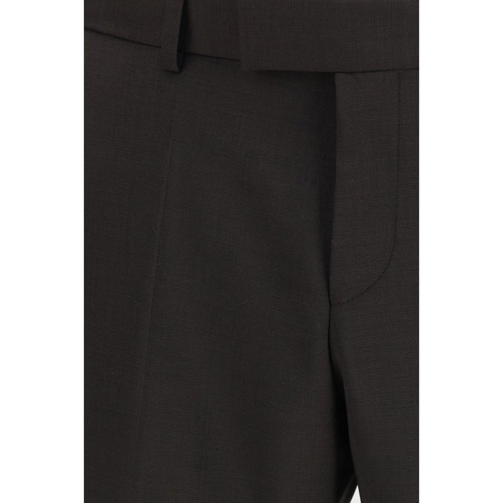 Hugo Boss Black Gray Wool Oves Aries Todelt Dress
