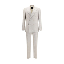 Hugo Boss Black Gray Linen Two-Piece Suit